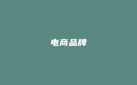 电商品牌